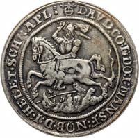 obverse of 1 Thaler (1606 - 1615) coin with KM# 18 from German States.