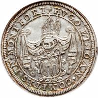 reverse of 1 Thaler - Ferdinand II (1621) coin with KM# 12 from German States.