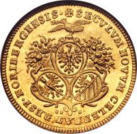 obverse of 2 Ducat - Trade Coinage (1700) coin with KM# 259 from German States.