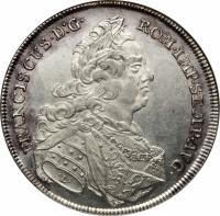 obverse of 1 Conventionsthaler - Franz (1757 - 1760) coin with KM# 321 from German States.