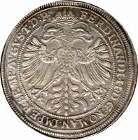 obverse of 1 Thaler - Ferdinand II (1621 - 1628) coin with KM# 52 from German States.