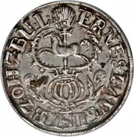 obverse of 24 Mariengroschen - Ernst August (1675 - 1676) coin with KM# 137 from German States.