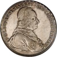 obverse of 1 Thaler - Leopold Ernst Josef (1779) coin with KM# 89 from German States.