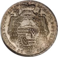 reverse of 1 Thaler - Leopold Ernst Josef (1779) coin with KM# 89 from German States.