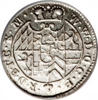 obverse of 2 Kreuzer - Wolfgang Wilhelm (1623 - 1634) coin with KM# 420 from German States.