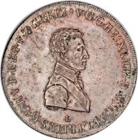 obverse of 1 Conventionsthaler - Heinrich XIII (1812) coin with KM# 101 from German States.