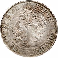 obverse of 1 Thaler - Ferdinand II (1633 - 1637) coin with KM# 64 from German States.