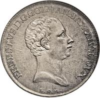 obverse of 2/3 Thaler - Ernst II Ludwig (1774 - 1776) coin with KM# 330 from German States.