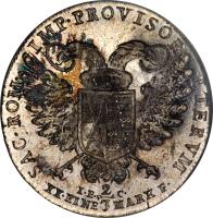 reverse of 2/3 Thaler - Friedrich August III (1792) coin with KM# 1033 from German States.