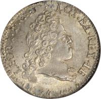 obverse of 1 Teston - Leopold I (1716 - 1717) coin with BD# 1578 from Lorraine. Inscription: LEOP · I · D · G · D · LOT · BA · REX · IE