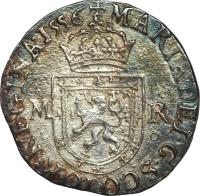 obverse of 1 Testoon - Mary (1556) coin with SP# 5404 from Scotland.