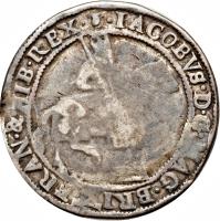 obverse of 30 Shillings - James VI (1603) coin with SP# 5504 from Scotland.