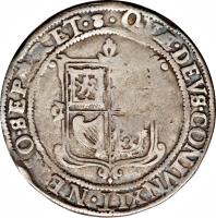 reverse of 30 Shillings - James VI (1603) coin with SP# 5504 from Scotland.