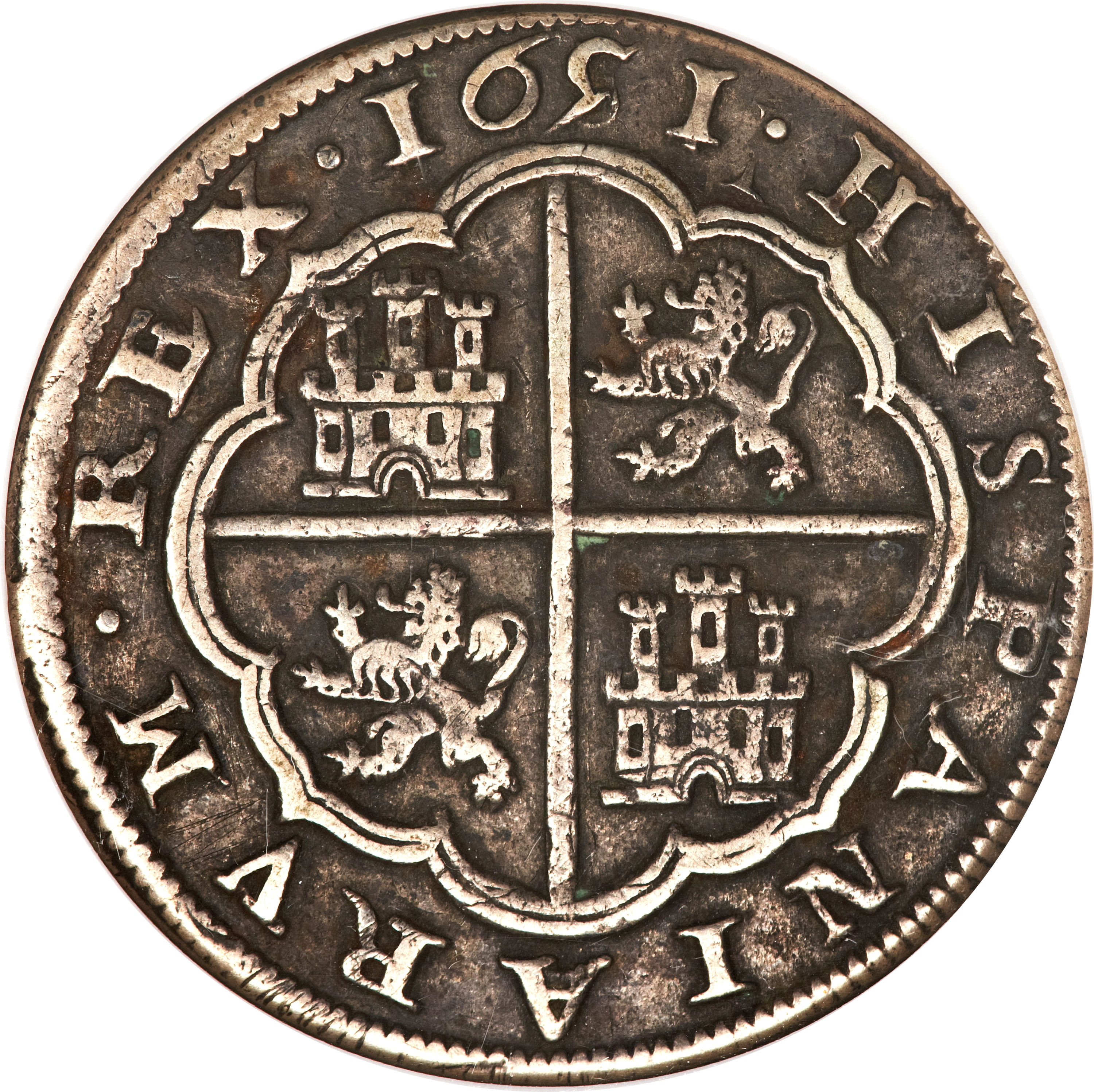 Real eight. Et constanter монета 1660.