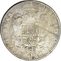 reverse of 3 Ducaton - Felipe IV (1623 - 1636) coin with KM# 58 from Spanish Netherlands.