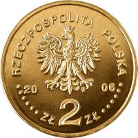 obverse of 2 Złote - History of the Polish Zloty: 10 zloty of 1932 issue (2006) coin with Y# 582 from Poland. Inscription: RZECZPOSPOLITA POLSKA 2006 ZŁ 2 ZŁ