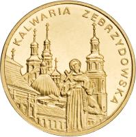 reverse of 2 Złote - Cities in Poland – Kalwaria Zebrzydowska (2010) coin with Y# 749 from Poland. Inscription: KALWARIA ZEBRZYDOWSKA