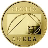 reverse of 10 Litų - Gate of Dawn (Ostra Brama) (2007) coin with KM# 160 from Lithuania. Inscription: SECTIO AUREA