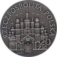 obverse of 20 Złotych - Carolers (2001) coin with Y# 424 from Poland.