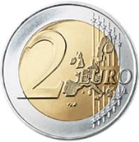 reverse of 2 Euro - Benedict XVI - 20th World Youth Day (2005) coin with KM# 374 from Vatican City. Inscription: 2 EURO LL