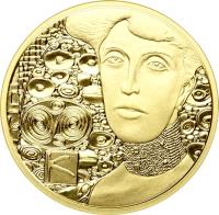 obverse of 50 Euro - Klimt and his Womans: Adele Bloch-Bauer (2012) coin with KM# 3213 from Austria. Inscription: K