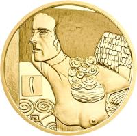 obverse of 50 Euro - Klimt and his Womans: Judith II (2014) coin with KM# 3229 from Austria. Inscription: I