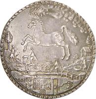 reverse of 2 Thaler - Christian Ludwig (1659 - 1664) coin with KM# 252 from German States.