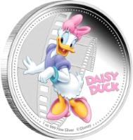 reverse of 2 Dollars - Elizabeth II - Disney Characters: Daisy Duck (2014) coin from Niue. Inscription: DAISY DUCK