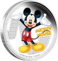 reverse of 2 Dollars - Elizabeth II - Disney Characters: Mickey Mouse (2014) coin from Niue. Inscription: MICKEY MOUSE