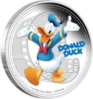 reverse of 2 Dollars - Elizabeth II - Disney Characters: Donald Duck (2014) coin from Niue. Inscription: DONALD DUCK