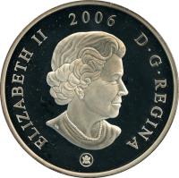 obverse of 50 Dollars - Elizabeth II - Canada's Four Diverse Seasons: The Four Seasons (2006) coin from Canada. Inscription: ELIZABETH II 2006 D · G · REGINA