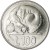 reverse of 100 Lire - Animals: Dog and Cat (1975) coin with KM# 46 from San Marino. Inscription: L 100