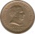 obverse of 1 Peso (1965) coin with KM# 46 from Uruguay. Inscription: REPÚBLICA ORIENTAL DEL URUGUAY So ARTIGAS 1965