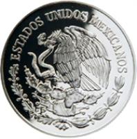 obverse of 10 Pesos - Quintana Roo - Silver Proof Issue (2004) coin with KM# 735 from Mexico. Inscription: ESTADOS UNIDOS MEXICANOS