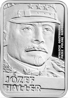 reverse of 10 Złotych - Józef Haller (2016) coin with Y# 957 from Poland. Inscription: STULECIE ODZYSKANIA PRZEZ POLSKĘ NIEPODLEGŁOŚCI JÓZEF HALLER