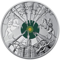 reverse of 5 Hryven - Cold Yar (2019) coin from Ukraine.