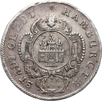 obverse of 2 Mark (1694) coin with KM# 313 from German States.