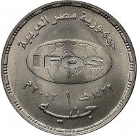 جمهورية مصر العربية. IFOS. ١٤٢٣ هـ      ١   ٢٠٠٢م. جنيه.