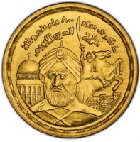 Gold coin  Egypt  KM# 760