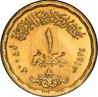 Gold coin  Egypt  KM# 957