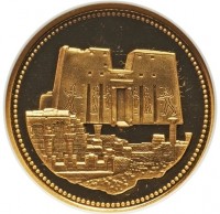 Gold coin  Egypt  KM# 822