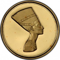 Gold coin  Egypt  KM# 799