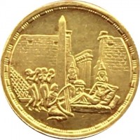 Gold coin  Egypt  KM# 612