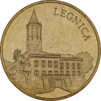 reverse of 2 Złote - Legnica (2006) coin with Y# 548 from Poland. Inscription: LEGNICA