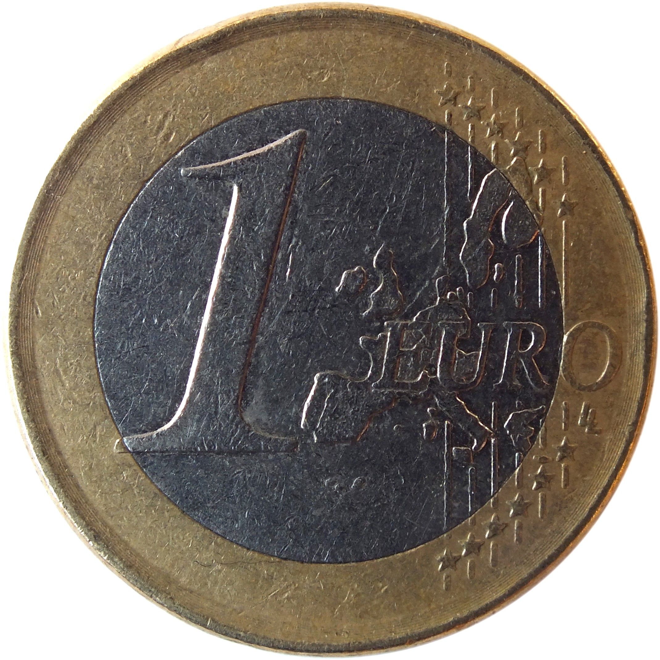 1 Euro - Juan Carlos I - 1'st Map; 1'st Type (1999-2006) Spain KM# 1046 -  CoinsBook
