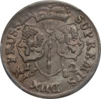 reverse of 6 Groschen - Friedrich Wilhelm (1674 - 1688) coin with KM# 429 from German States. Inscription: VI 16 82 SUPREMUS DUX IN PRUSSIA