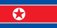 Korea Democratic People's Republic flag